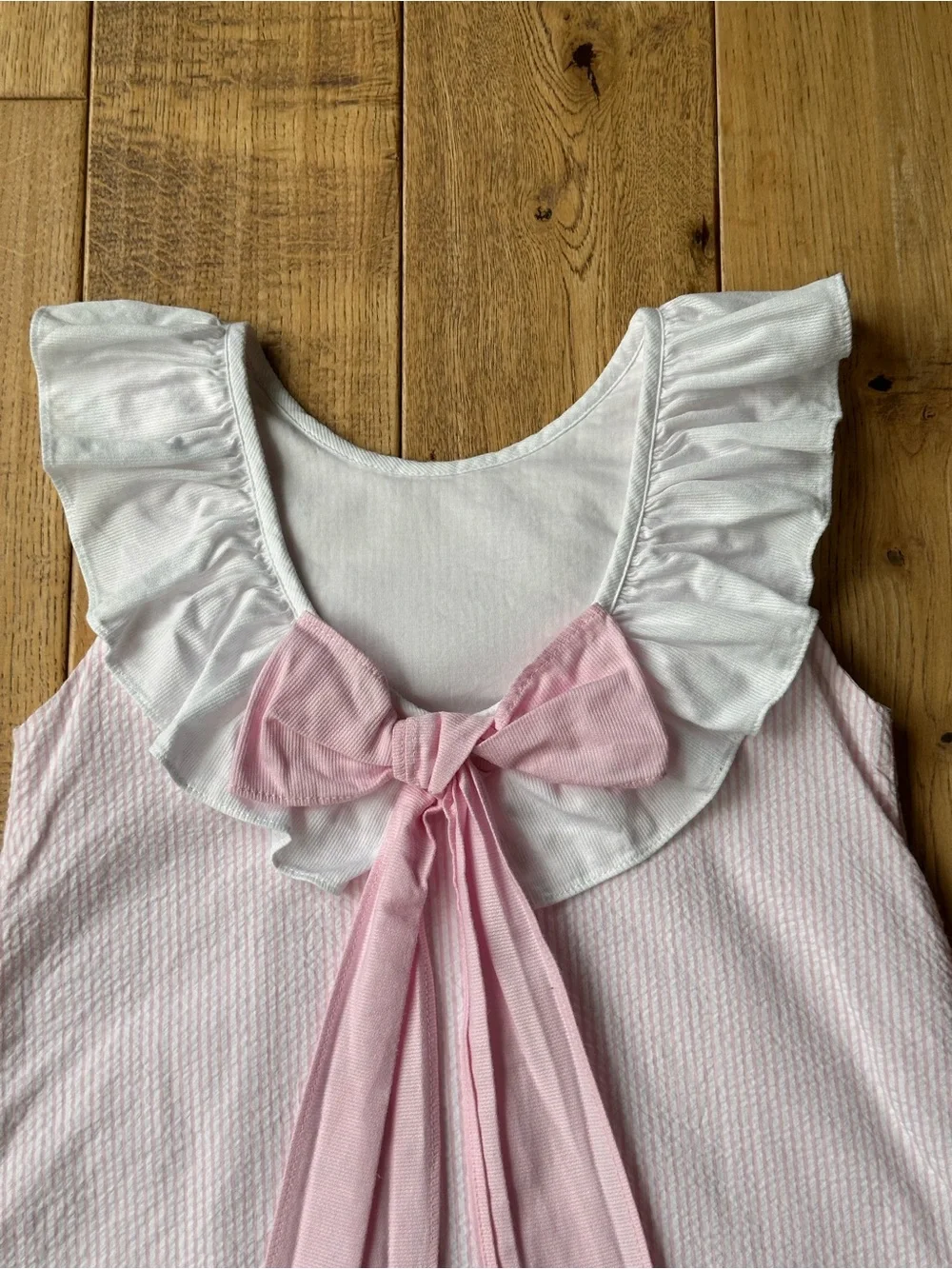 The Oaks Apparel Co. seersucker ruffle